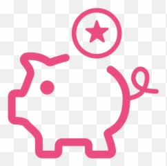 Ícones De Dinheiro Em Svg Png Ai Para - Transparent Background Piggy Bank Png Emoji,Emoticon Cofrinho Png
