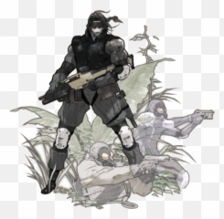 Solid Snake Composite - Metal Gear Acid Concept Emoji,Mgs4 How To Use Emotion Bullets