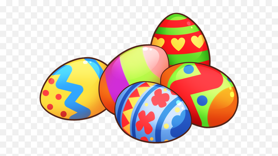 Easter Eggs Clipart Free - Easter Eggs Clipart Emoji,Easter Egg Emoji
