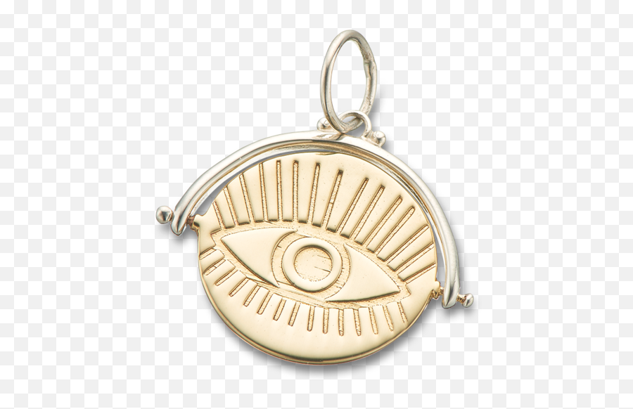 Evil Eye And Hamsa Protection Spinner Charm - Solid Emoji,Protection From Evil Calm Emotions