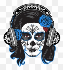 Imaging Tribute - The Voiceover Vixen Sugar Skull Face Emoji,Voices Of Emotions In Inside Out