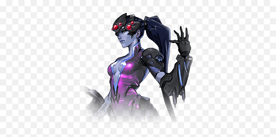 Widow Maker Of Fighting And Profile - Widowmaker From Overwatch Emoji,Overwatch Emotions