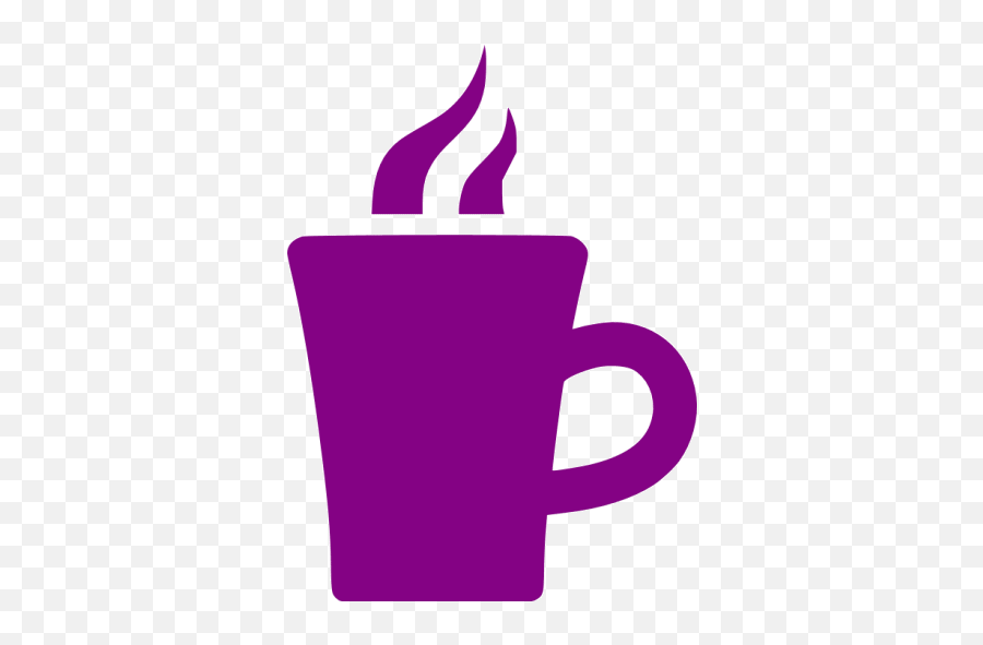 Purple Hot Chocolate Icon - Transparent Green Tea Icon Emoji,Hot Cocoa Emoticon