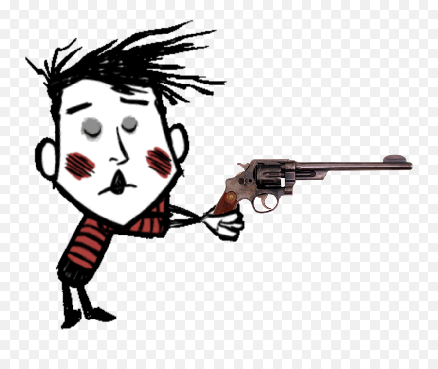 Png - Don T Starve Wes Memes Full Size Png Download Seekpng Emoji,Revolver Gun Emoji