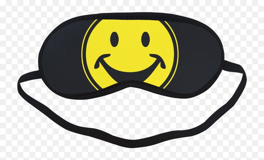 Funny Yellow Smiley For Happy People Sleeping Mask Id D376064 - Sleeping Mask With Eyes Emoji,Emojis Pillows Wholesale