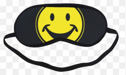 Funny Yellow Smiley For Happy People Sleeping Mask Id D376064 - Sleeping Mask With Eyes Emoji,Emojis Pillows Wholesale