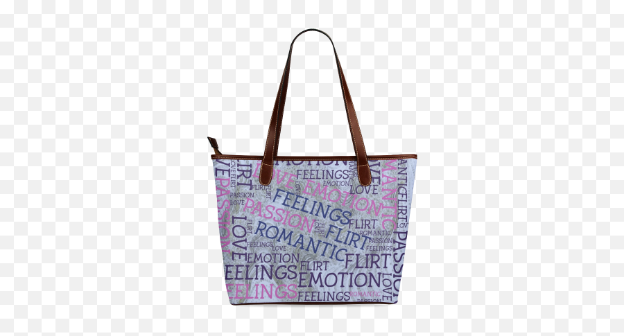 Made Of Wordsgreat Feelings D Shoulder Tote Bag Model 1646 Emoji,Graffiti Emotion