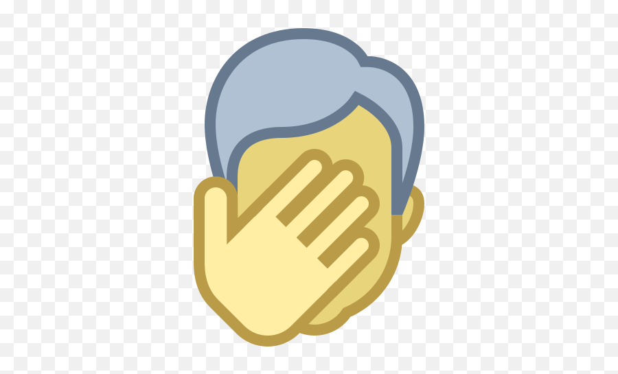 Facepalm Icon In Office S Style Emoji,Facepalm Emojis