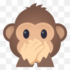 Speak No Evil Monkey Nature Gif - Quiet Monkey Emoji,Hear No Evil Emoji
