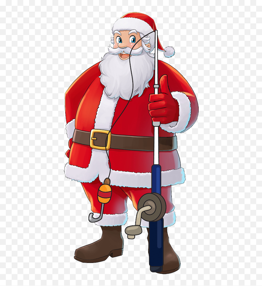 Grandparent Clipart Christmas Grandparent Christmas - Fishing Santa Emoji,Father Christmas Emoji