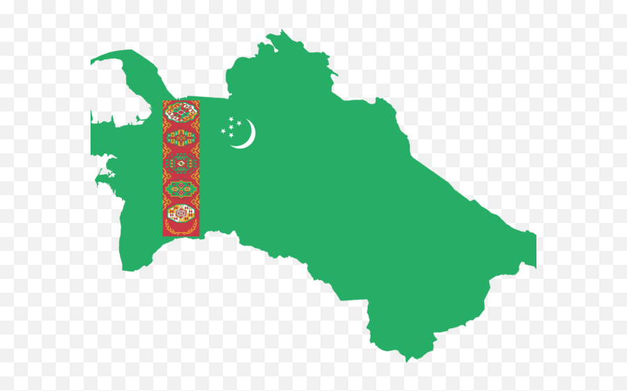 Burundi Flag Clipart New Years Eve - Turkmenistan Map With Turkmenistan Emoji,Usa Emoji Map