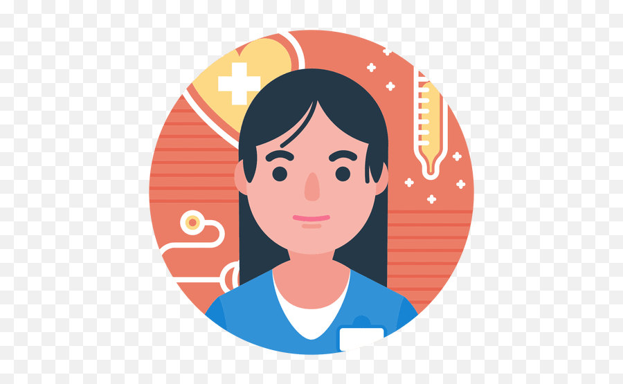 Vector - Png Enfermera Emoji,Nurse Emoticons Free