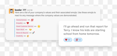 Kooler Slack App Home - Dot Emoji,Connect Four Emojis