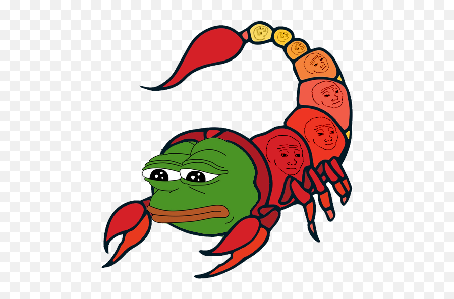 Fefe Know Your Meme - Pepe The Frog Scorpion Emoji,Funnyjunk Emoji