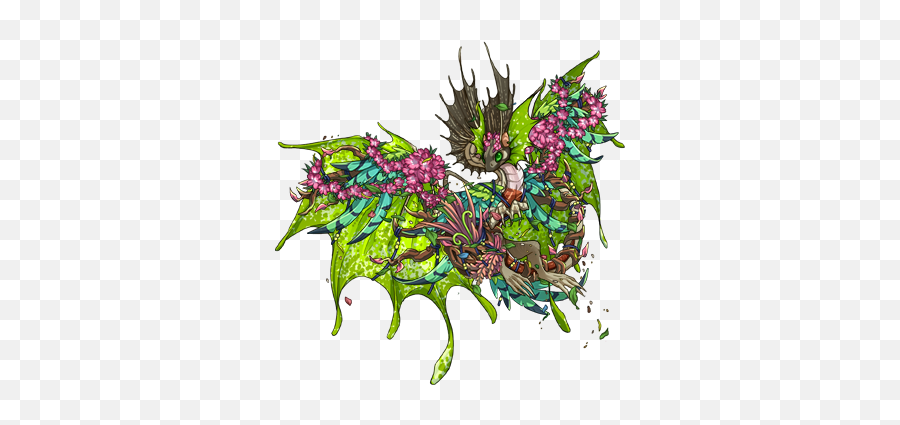 Theme Week Spring Flowers Dragon Share Flight Rising - Parasite Dragon Emoji,Snobby Emoji