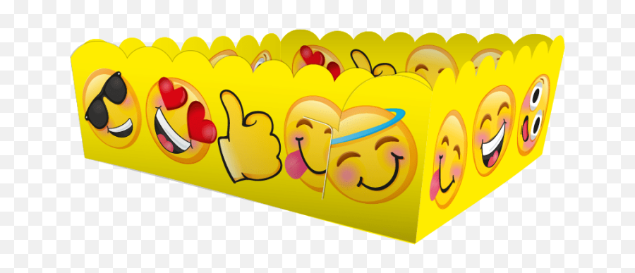 Bandejas Para Torta - Bandeja Para Cumpleaños De Emoji,Torta Emoji