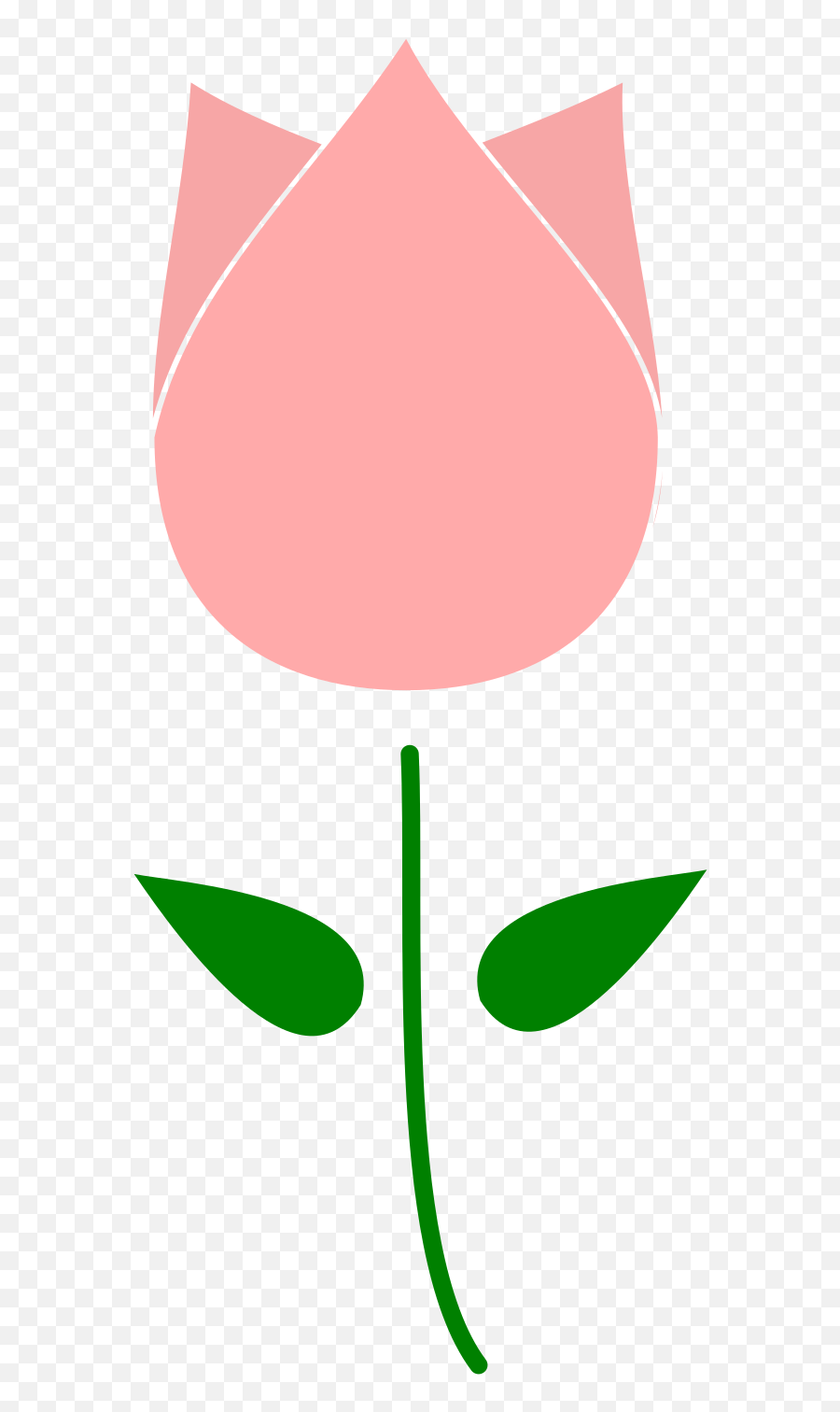 Download Clipart Tulip Flower Free - Floral Emoji,Apple Tulip Emoticon
