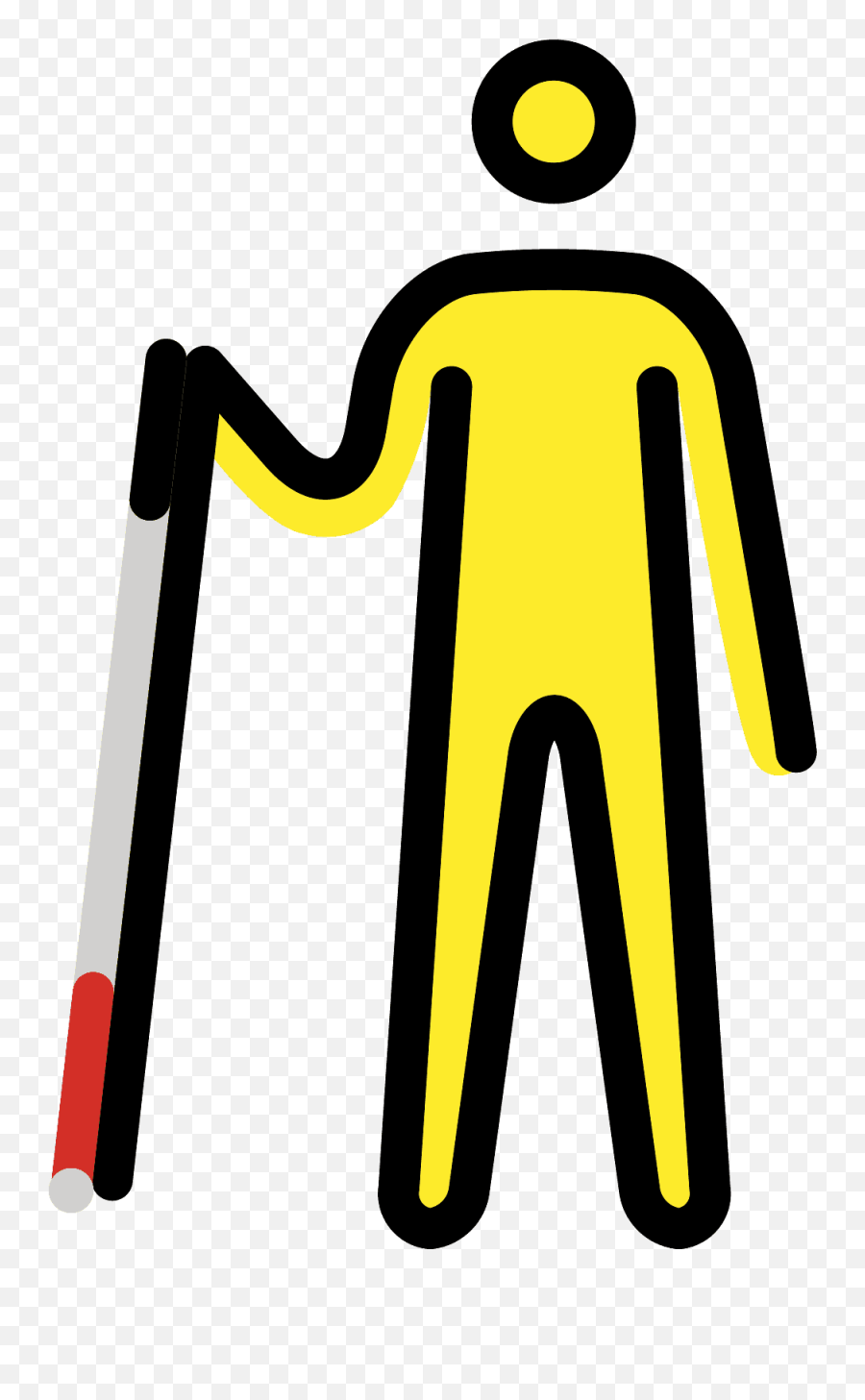 Person With White Cane Emoji Clipart Free Download - Imagenes De Personas Haciendo Malabares,Free Emoji