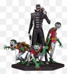 Batman Turns 80 Shop The Best Merch - Batman Who Laughs Statue Emoji,Justice League Fanfiction Robin Emotion
