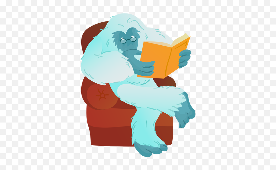 Yeti Reading Book - Yeti Reading A Book Emoji,Emoji Reading A Book