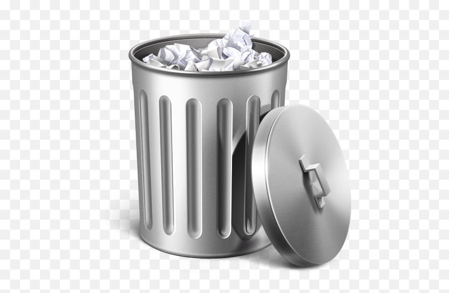 Trash Icon - Transparent Trash Png Emoji,Garbage Can Emoji