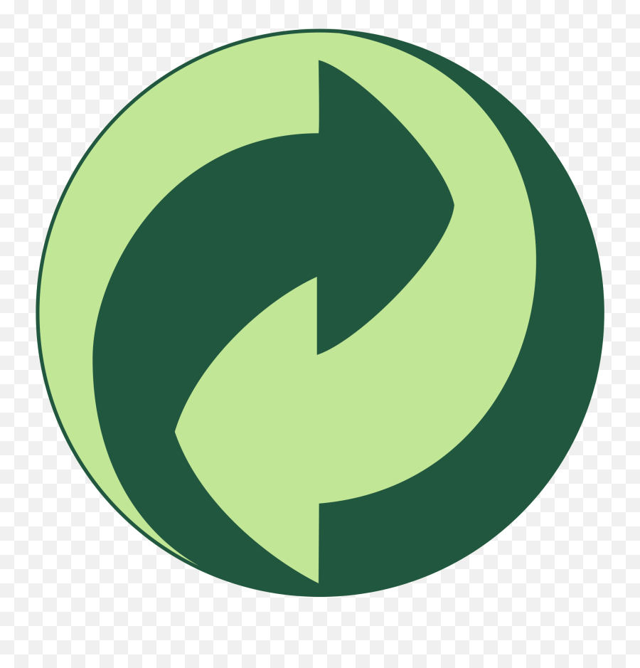 Green Dot Symbol - Wikipedia Green Recycle Symbols Emoji,Recycling Emoji