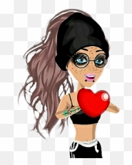 Msp Moviestarplanet Heart Sticker - Midriff Emoji,How To Do The Heart Emoji In Msp
