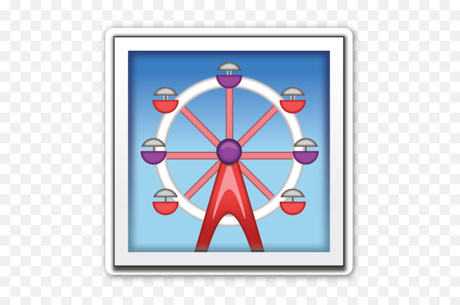 Ferris Wheel Emoji Stickers Emoji,Ferris Wheel Emoji