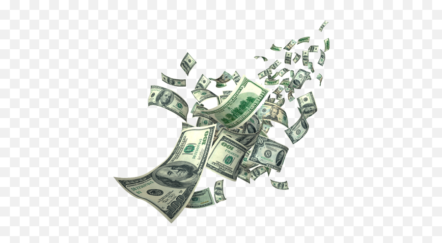 Money Dinero Dollar Billetes Verde - Transparent Flying Money Transparent Background Emoji,Flying Money Emoji