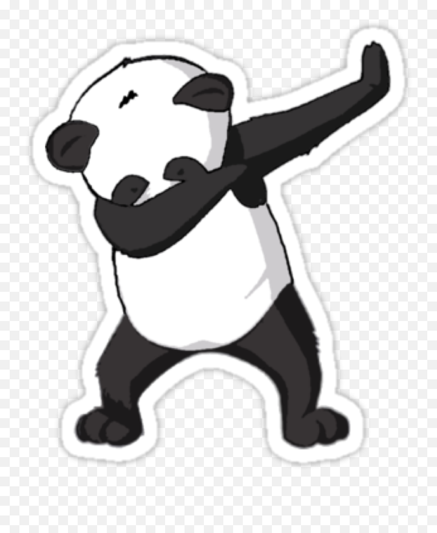 Download Giant Dab T - Shirt Avatar Panda Red Hq Png Image Swag Panda Emoji,Dabbing Emoji Png