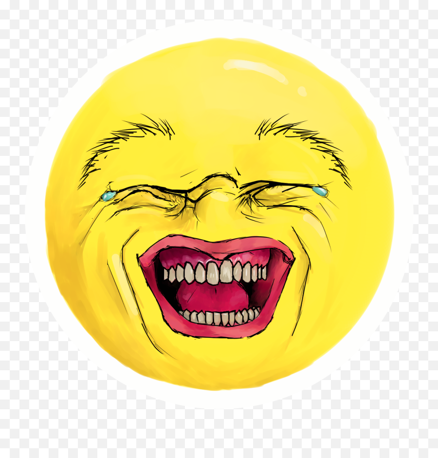 Laughing Crying Emoji Meme Transparent Cartoon - Jingfm Funny Realistic Laughing Emoji,Crying Emoji
