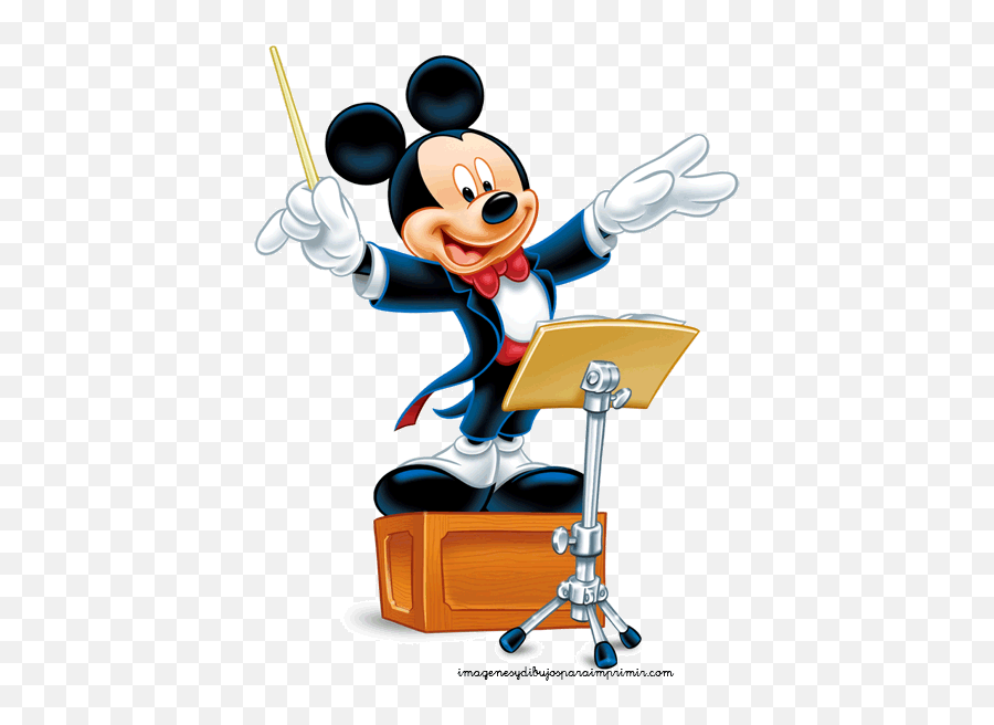 Mickey Mouse Director De Orquesta - Maestro Mickey Mouse Mickey Mouse Conductor Emoji,Emojis De Mickey