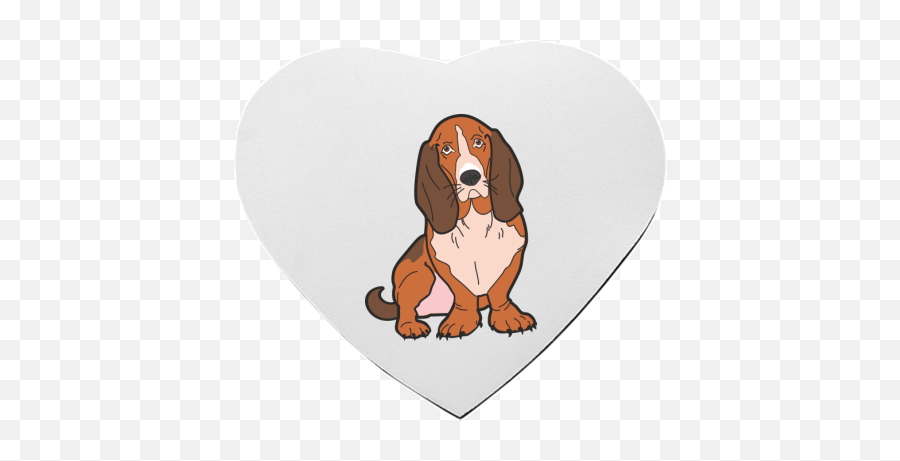 Basset Hound Mousepad Collectibles Basset Hound - Basset Hound Emoji,Basset Hound Emoji