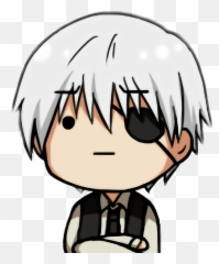 Kaneki Kaneki Ken Kanekiken Ken Kaneki - Chibi Tokyo Ghoul Kaneki Emoji,Tokyoghoul Emojis