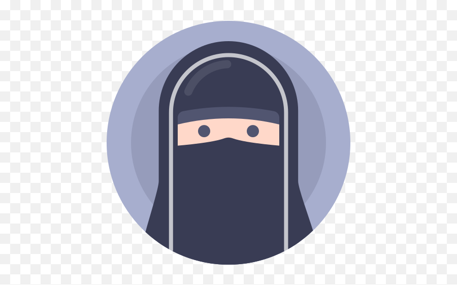 Avatar Muslim Paranja Woman Free - Ikon Wanita Muslimah Png Emoji,Muslim Emoticon\ Vector