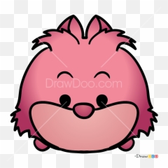 How To Draw Cheshire Cat Disney Tsum Tsum - Happy Emoji,Chibi Emoji Cats