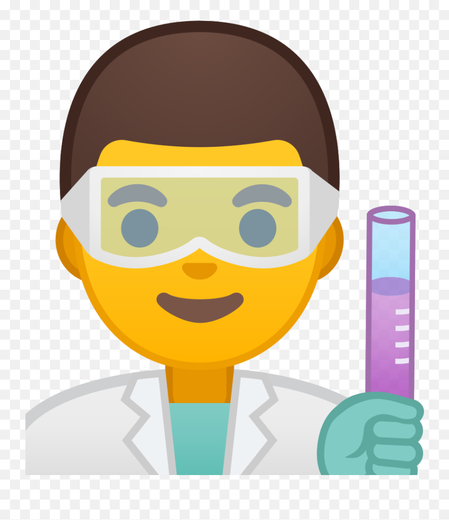 Man Scientist Icon Noto Emoji People Profession Iconset - Scientist Emoji,Detective Emoji Samsung