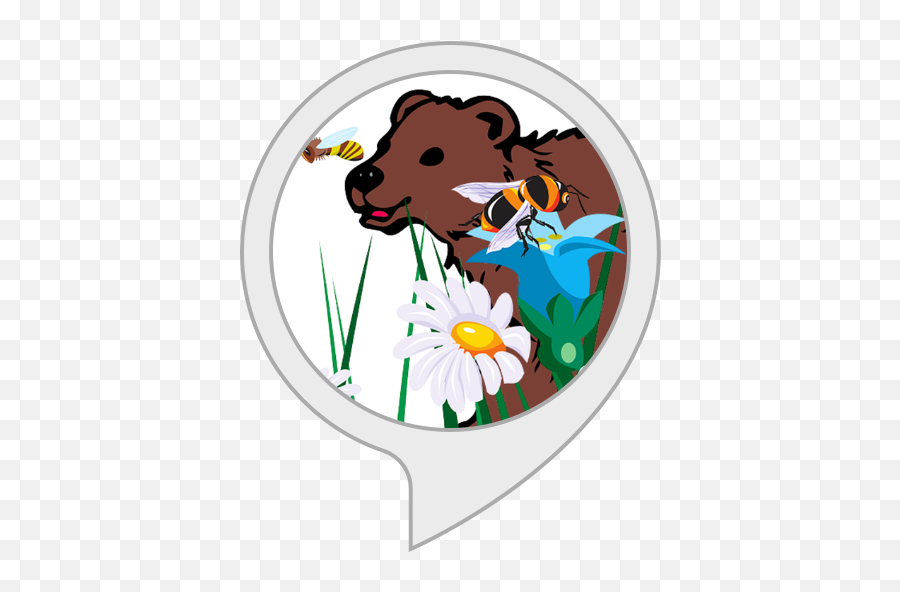 Amazoncom Bees Flowers Bears Game Alexa Skills - Free Clipart Bear Emoji,Mattel Emotions Bear Collectible