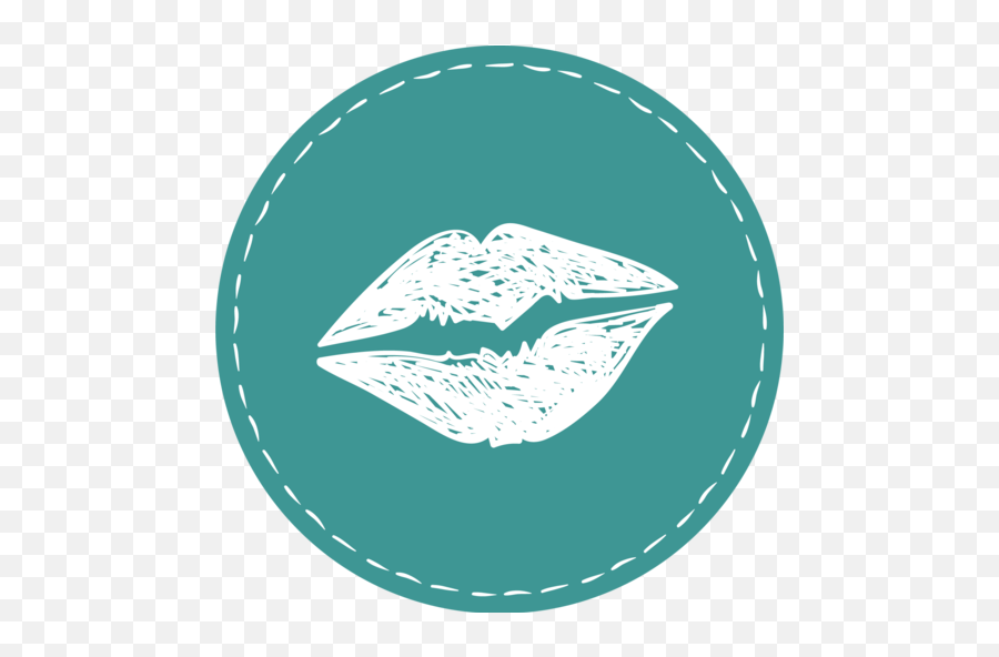 Ícone Instagram Stories Amor Beijo Maquiagem Batom - Dot Emoji,Emoticon De Labios
