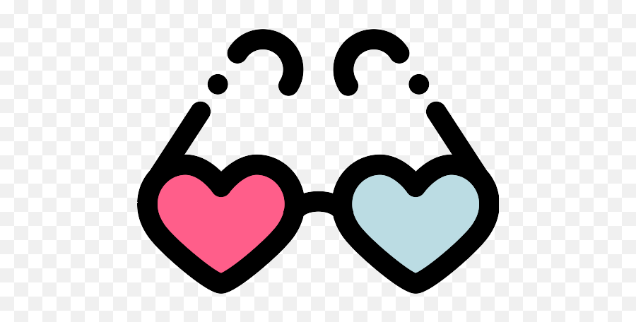 Glasses Heart Shaped Vector Svg Icon Emoji,Man Glasses Heart Phone Emoji