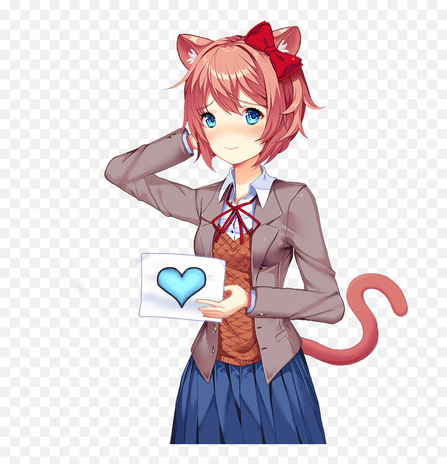 Doki Doki Literature Club Png - Doki Doki Literature Club Sayori Emoji,Sayori Emojis