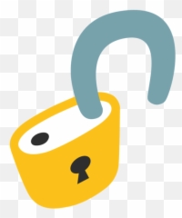 Unlocked Emoji - Unlocked Padlock Emoji,Open Lock Emoji