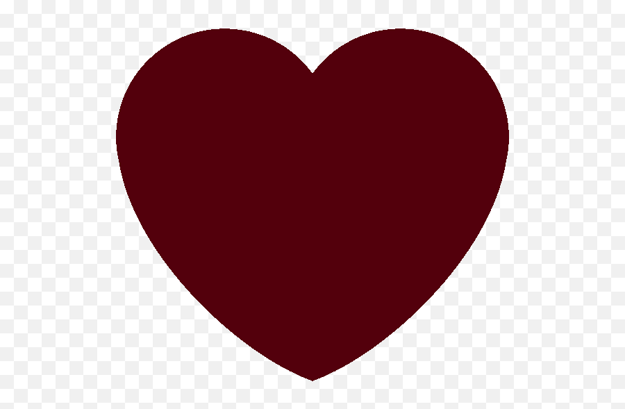 Transparent Background Heart Maroon Emoji,Colored Heart Emojis