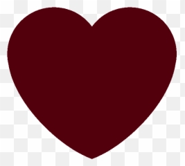 Transparent Background Heart Maroon Emoji,Colored Heart Emojis