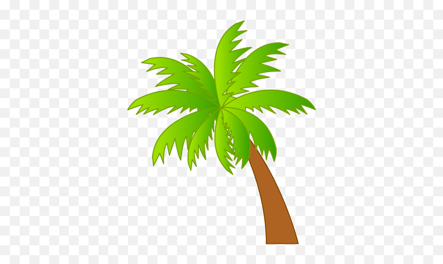 Palm Tree Art Tropical Palm Trees Go - Palm Tree Hawaii Clip Art Emoji,Unicode Emoticon Palm Tree