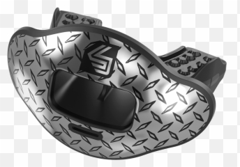 Chrome Diamond Plate Max Airflow Football Mouthguard Emoji,Emojis For Printing With Braces