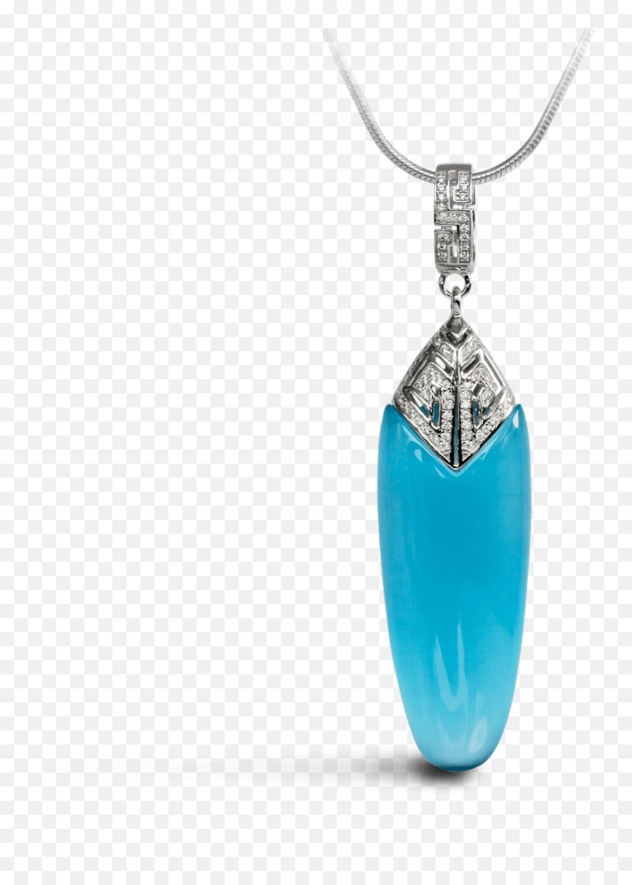 Drop Of The Ocean Medium Davidrose Studio Emoji,Emotions Swarovski Zirconia Necklace