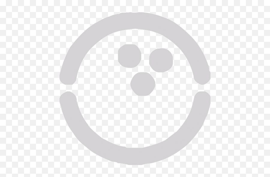 Free Light Gray Bowling Ball Icons - Dot Emoji,Bowling Emoticon