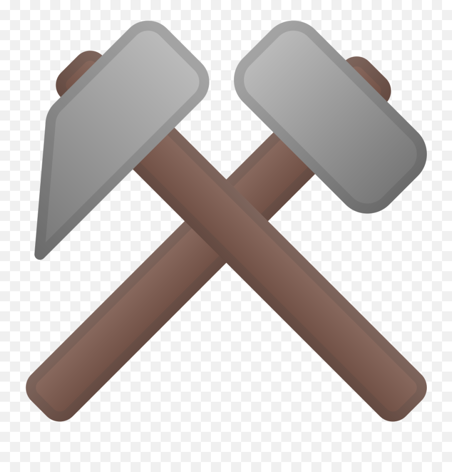 Hammer And Pick Free Icon Of Noto Emoji Objects - Hammers Emoji,Nose Pick Emoji