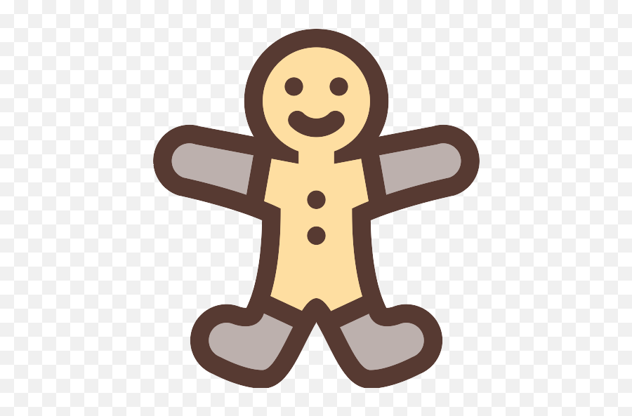 Gingerbread Man Vector Svg Icon 10 - Png Repo Free Png Icons Emoji,Snow Shove Slack Emoji